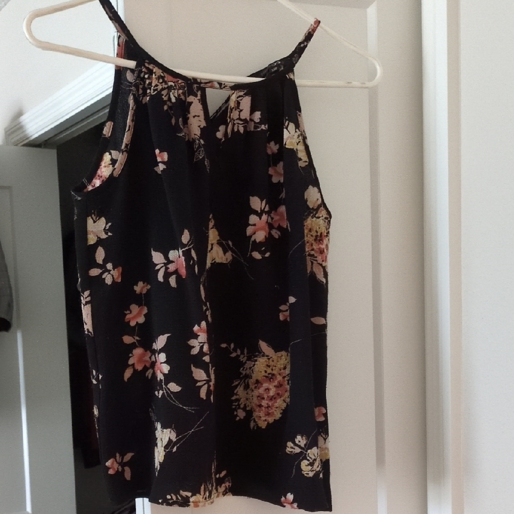 Papermoon Pink and Orange Sleeveless Camisole Top